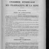 0019 - Page 13 - Statuts de la Chambre syndicale des pharmaciens de la Seine