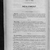0032 - Page 26 - Comité disciplinaire (crée en 1892). Règlement