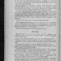 0044 - Page 38 - Informations. A vendre après décès / Pharmacien honoraire / Sociétés