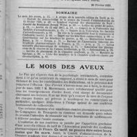 0051 - Page 43 - Sommaire / Les mois des aveux