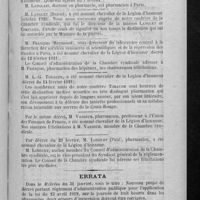 0079 - Page 71 - Distinctions honorifiques. Légion d'honneur / Errata