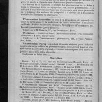 0084 - Page 76 - Informations. Bal de la pharmacie française / Sociétés / Enregistrement des diplômes