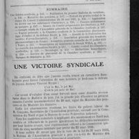 0193 - Page 185 - Sommaire / Une victoire syndicale