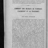 0034 - Page 28 - Jurisprudence / Comment une marque de fabrique s'acquiert et se transmet