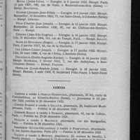 0049 - Page 43 - Informations. Enregistrement des diplômes / Ventes