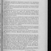 0097 - Page 91 - Association corporative des pharmaciens de Réserve et de l'Armée territoriale. Conférences militaires