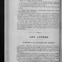 0350 - Page 340 - La vente des cultures microbiennes, par le Dr Henri Martin / Les Loyers. Attention à la question des charges