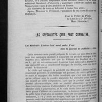 0516 - Page 456 - Spécialités étrangères prohibées en France / Les spécialités qu'il faut connaître