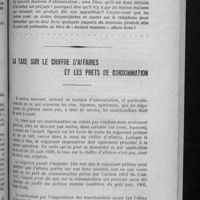 0517 - Page 457 - Les spécialités qu'il faut connaître / La taxe sur le chiffre d'affaires et les prêts de consommation