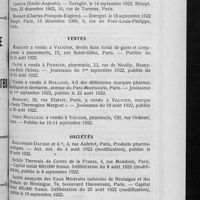 0691 - Page 571 - Informations. Enregistrement des diplômes / Ventes / Sociétés