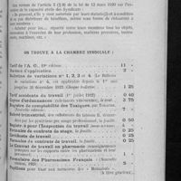 0781 - Page 625 - Notre service de cessions / On trouve à la Chambre syndicale