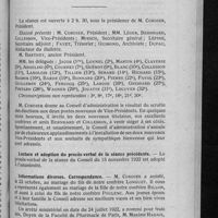 0823 - Page 655 - Extrait du procès-verbal de la séance du Conseil d'administration du 1er novembre 1922