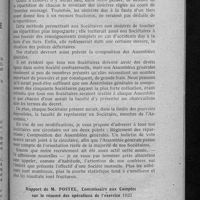 0410 - Page 395 - Compte rendu de l'Assemblée générale ordinaire tenue à Paris le 23 juin 1923. Allocution de M. G. Beytout / Rapport de M. Postel, commissaire aux comptes sur le résumé des opérations de l'exercice 1922