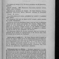0019 - Page 13 - Comité disciplinaire. Séance du 19 décembre 1923. Arrêté prévu à l'article 29 / Prélèvements dans les officines