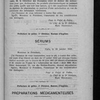 0049 - Page 43 - Ventes de produits médicamenteux / Sérums / Préparations médicamenteuses