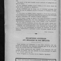 0060 - Page 54 - Les pharmaciens et l'hygiène publique / Récompenses officielles aux meilleurs de nos employés
