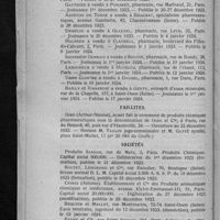 0068 - Page 62 - Informations. Ventes / Faillites / Sociétés
