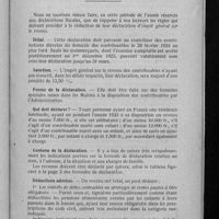 0105 - Page 97 - L'actualité fiscale. Déclaration d'impôt général sur le revenu. Délai / Sanction / Forme de la déclaration / Qui doit déclarer ? / Contenu de la déclaration / Déductions admises
