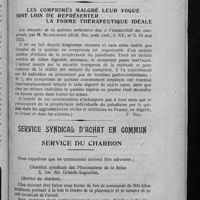 0117 - Page 109 - Les comprimés malgré leur vogue sont loin de représenter la forme thérapeutique idéale / Service syndical d'achat en commun