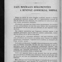 0172 - Page 162 - Les dénominations d'origines des eaux minérales et des produits qui en dérivent, par le Dr Henri Martin / Eaux minérales réglementées à bénéfice commercial normal