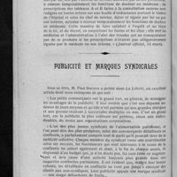 0180 - Page 170 - Documents officiels. La prescription des substances toxiques dans les hôpitaux / Publicité et marques syndicales