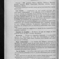 0194 - Page 184 - Conseil de la Fédération des sociétés pharmaceutiques d'Arrondissements de Paris et de la Seine. Séance du 25 janvier 1924. Tarif mutilés / Chambre de discipline / Monument / Repos hebdomadaire / Eau de Glauber / Réélection du bureau