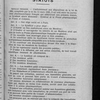 0195 - Page 185 - Syndicat de la presse pharmaceutique. Statuts