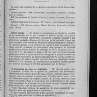 0317 - Page 305 - Comité technique et disciplinaire. Séance du 30 avril 1924. Gaïacol liquide / Le programme du stage en pharmacie