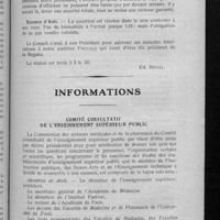 0421 - Page 407 - Conseil de la Fédération des sociétés pharmaceutiques d'Arrondissements de Paris et de la Seine. Séance du 2 mai 1924. Monument / Cessions d'officines / Essence d'Anis / Informations. Comité consultatif de l'enseignement supérieur public