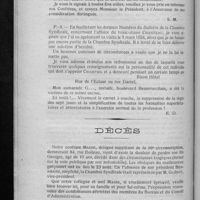 0524 - Page 502 - Toxicomanologie / [Nécrologie]. Décès. [Georges]
