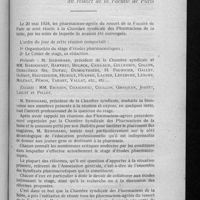 0557 - Page 533 - Le stage d'études pharmaceutiques. Société des pharmaciens-agrées du ressort de la Faculté de Paris