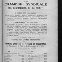 0587 - Page 559 - Publication annuelle de la liste des membres de la Chambre syndicale des pharmaciens de la Seine