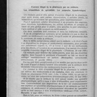 0660 - Page 626 - Déontologie médico-pharmaceutique. Exercice illégal de la pharmacie par un médecin. Les échantillons de spécialités. Les ampoules hypodermiques