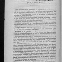 0710 - Page 674 - Assistance médicale et spécialités pharmaceutiques, par le Dr Henri Martin