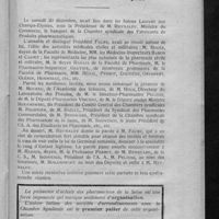 0773 - Page 735 - Banquet de la Chambre syndical des fabricants de produits pharmaceutiques