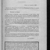 0024 - Page 17 - La Faculté ne saurait être mise en cause au sujet du repos dominical des pharmaciens