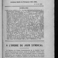 0080 - Page 71 - Sommaire / A l'ordre du jour syndical