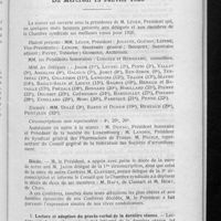 0007 - Page 5 - Extrait du procès-verbal de la séance du Conseil d'administration du mercredi 13 janvier 1926