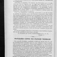 0030 - Page 28 - Lettre du Syndicat général de la réglementation / Propagande contre nos stations thermales