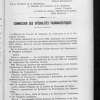 0077 - Page 75 - Loi relative à la clause compromissoire en matière commerciale / Commission des spécialités pharmaceutiques
