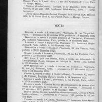 0093 - Page 92 - Informations renseignements divers. Enregistrement des diplômes / Ventes