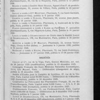 0094 - Page 93 - Informations renseignements divers. Ventes / Sociétés