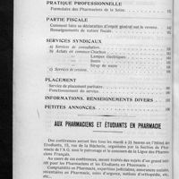 0097 - Page 96 - Sommaire / Aux pharmaciens et étudiants en pharmacie