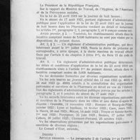 0225 - Page 224 - Application de la loi du 23 avril 1919 sur la journée de huit heures dans les industries de la pharmacie
