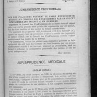 0511 - Page 501 - Renseignements d'ordre fiscal. La valeur des emballages à décompter pour les emballages ou récipients restitués en matière d'impôt sur le chiffre d'affaires / Jurisprudence prud'homale. Tous les plaideurs peuvent se faire représenter devant les conseils des prud'hommes par un avocat régulièrement inscrit à un barreau / Jurisprudence médicale. (Délai congé)