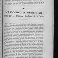 0634 - Page 621 - Le réveil de la loi par le Dr Henri Martin / L'Association générale reçue par la Chambre syndicale de la Seine