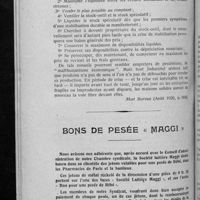 0699 - Page 684 - Trois problèmes d'importance : Prix de vente, stocks, crédits par Gaël Fain / Bons de pensée « Maggi »