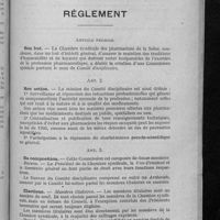 0812 - Page 787 - Comité disciplinaire (Créé en 1892). Règlement