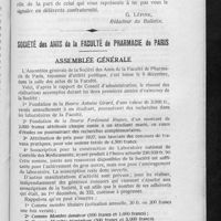 1010 - Page 979 - Le bulletin de notre Chambre Syndicale à ses annonceurs / Société des amis de la Faculté de pharmacie de Paris. Assemblée générale