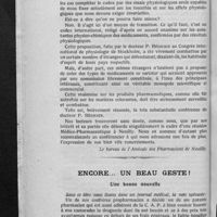 0026 - Page 22 - Réunion médico-pharmaceutique de Neuilly / Encore... un beau geste !